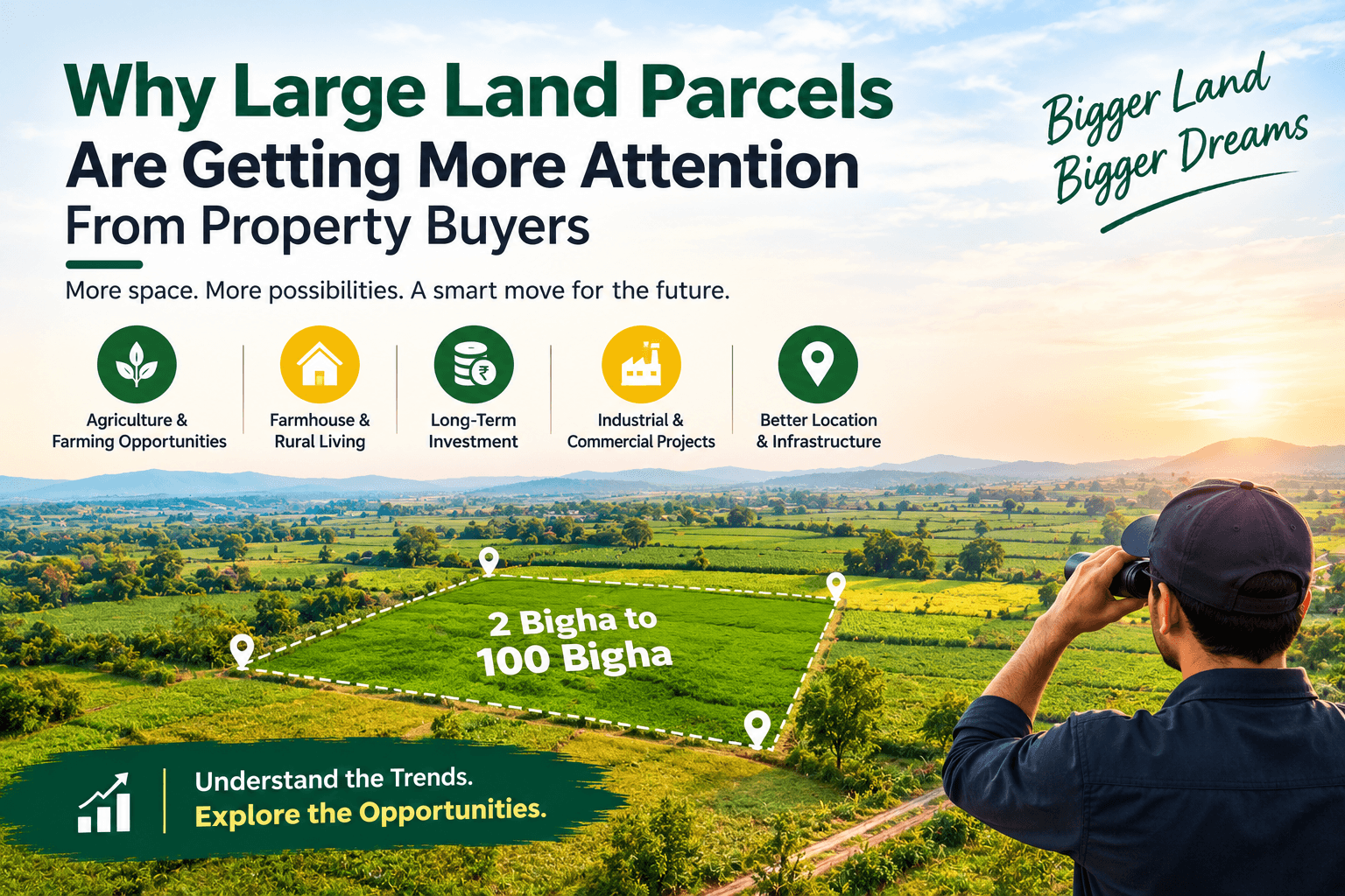 Why Large Land Parcels Are Getting More Attention From Property Buyers