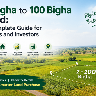 2 Bigha to 100 Bigha Land: A Complete Guide for Buyers and Investors